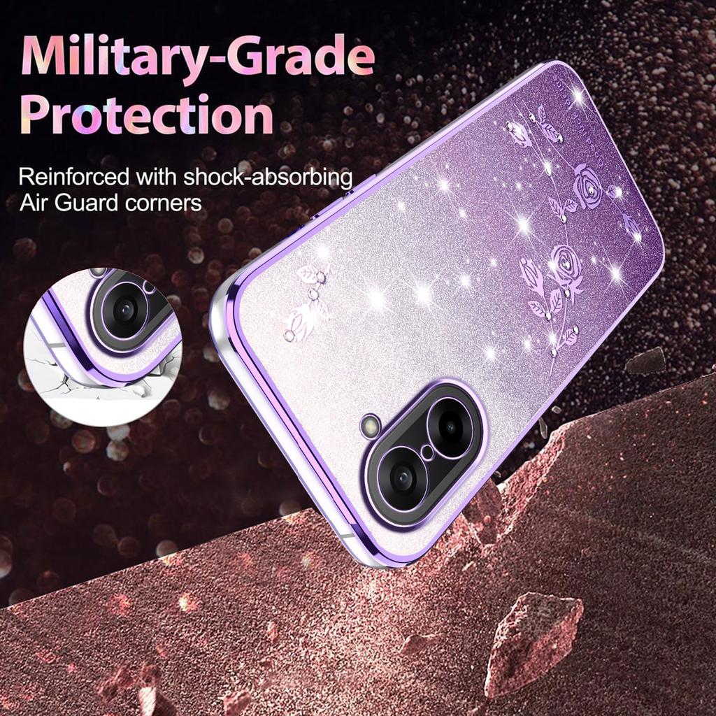 For OnePlus Ace 5 Ultra 5G/Nord 5 5G Case Flower TPU Flexible Gradient Phone Cover