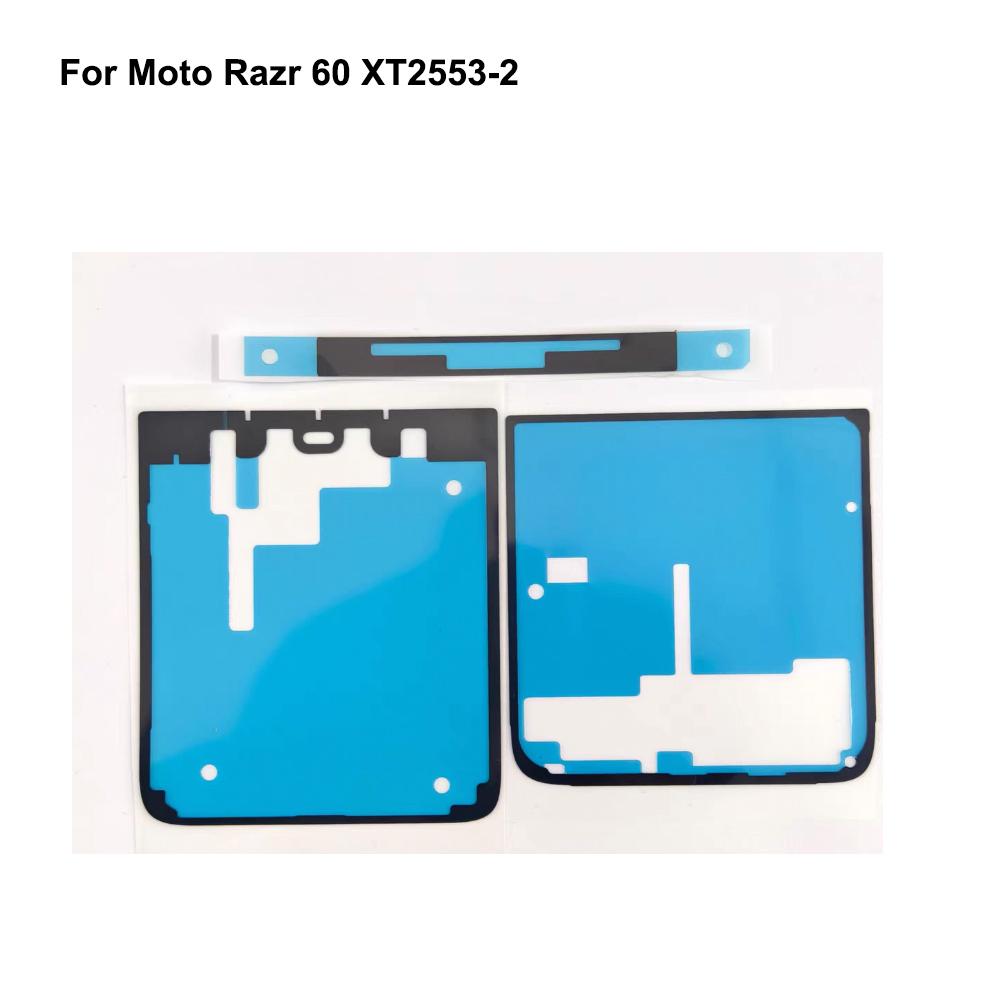 For Moto Razr 60 Ultra Back Battery cover Sticker LCD Screen Front Frame Bezel 3M Glue For Moto Razr60 Double Side Adhesive Tape