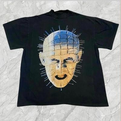 Черная футболка Hellraiser Pinhead. винтажная футболка с кино