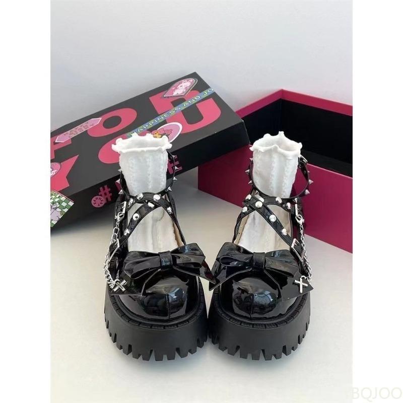 Fashion New Fashionable Versatile Women's Shoes Casual Comfortable Ankle Straps Pumps Platform Elegant Minimalist Women Bows Shoes