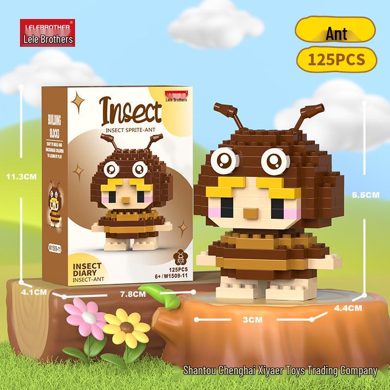 Совместимые с Lego микро строительные блоки мультяшные фигурки - детские развивающие настольные игрушки