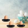 Egg Holder Set Shatterproof Egg Tray BPA-Free Modern Egg Holder with Overflow Protection And Spoon Rack Breakfast Companion for Camping Picnicking