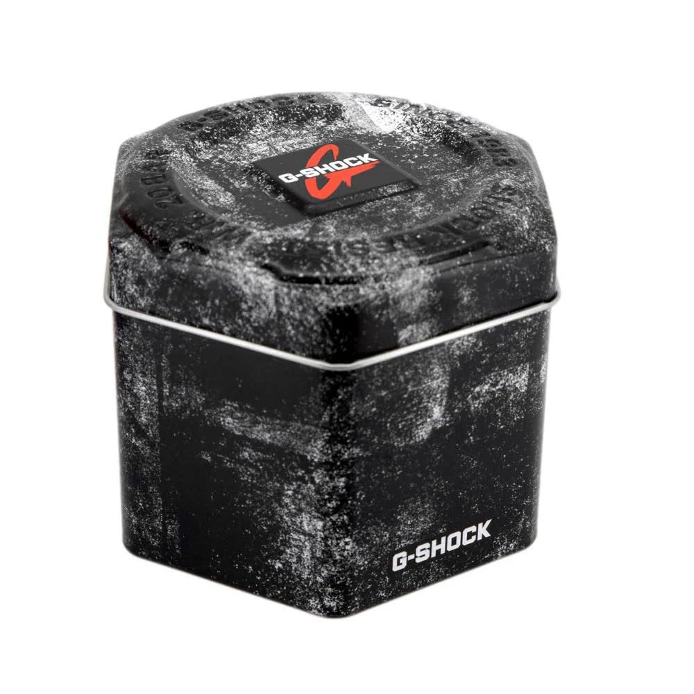 Casio Кварцевые часы с ремешком из нержавеющей стали, мужские, в военном стиле, GWG-B1000-3AER, зеленые,