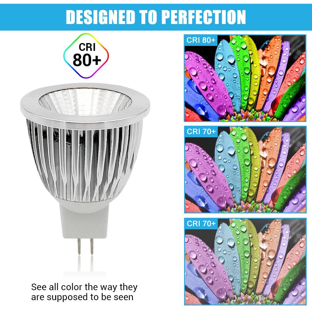 Супер яркая светодиодная лампа COB MR16 Светодиодная лампа 9 Вт 12 Вт 15 Вт Прожектор Spotlight DC 12 В