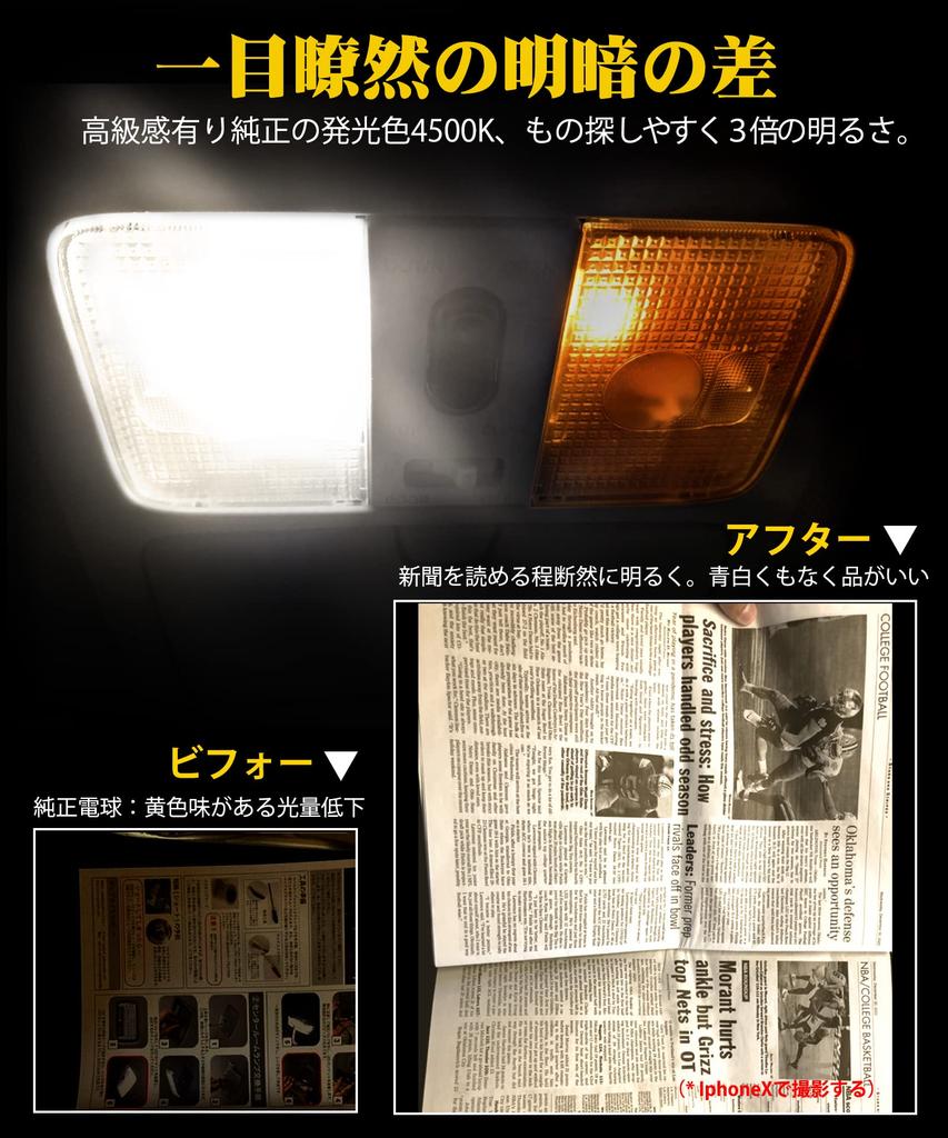 Светодиодная лампа салона Hiace для Toyota Hiace 200 серии и 6-го поколения Super GL, интерьер 4500K, оригинальный цвет, кастомная, совместима с Hiace 200 серии и Regius Ace