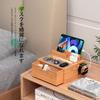 Зарядная станция Pezin Hulin Bamboo Настольный органайзер для хранения вещей Обеспечивает зарядную станцию для нескольких устройств Зарядное устройство USB в комплект не входит Совместимо