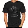 Mountain Path Graphic Printed T-Shirts Summer Round Neck Short Sleeve Fashion Street Men's T-shirts