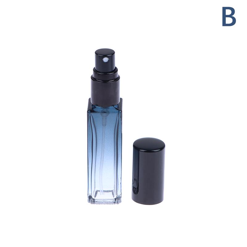 1 Pc Gradient Blue Perfume Bottle 5ml 9ml 20ml Perfume Spray Bottle Empty Glass Atomizer Travel Cosmetic Bottle