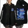 Горячая K-pop Толстовка с капюшоном на молнии Охотники на демонов Кино Мира Руми Зои Пуловер Свитшот Мужская Женская Повседневная Одежда Оверсайз Толстовки