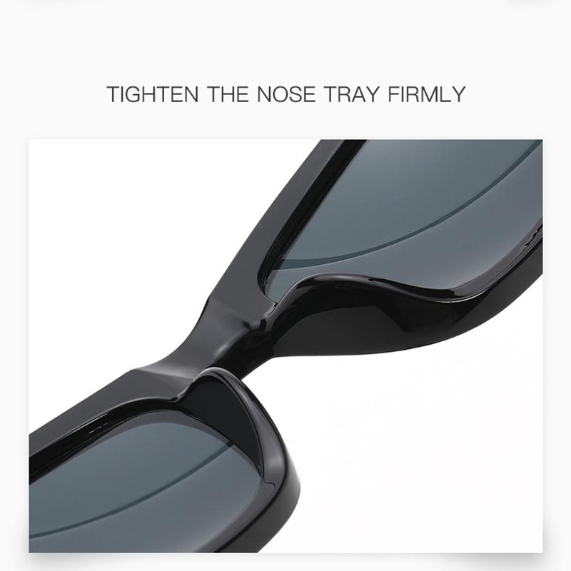 Простые спортивные панк-солнцезащитные очки модные футуристические очки в стиле хип-хоп для влюбленных