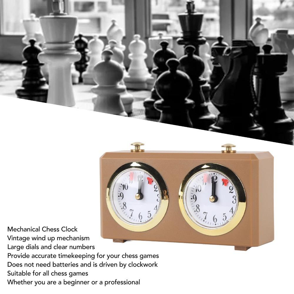 No Batteries Required Analog Chess Clock Wind Up Mechanism Board Game Clock Weiqi Competitions