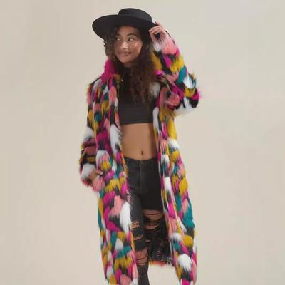 Популярное женское пальто с мехом средней и длинной длины