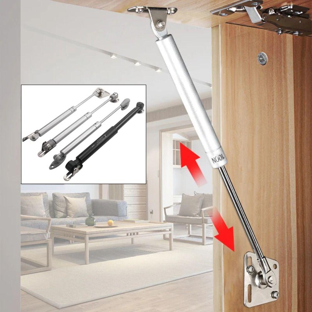 Universal Wardrobe Pneumatic Support Rod Folding Door Strut Durable Furniture Gas Spring Hinges