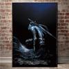 Современный игровой постер, украшение Темных душ на холсте, настенные художественные постеры и принты, произведения искусства для комнаты мальчика, дома, Куадрос, без рамки