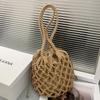 Small Design Straw Woven Bag Women New Summer High Grade Handbag Water Bucket Bag Westernized Beach Crossbody Bag