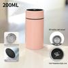 200ml Mini Thermos Cup Double Layer Vacuum Insulation 12 Hours Heat Preservation Portable 304 Stainless Steel Metal Cup Outdoor