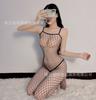 Sexy lingerie one-piece stockings mesh sexy black silk perspective seduction crotch passion free bed large size