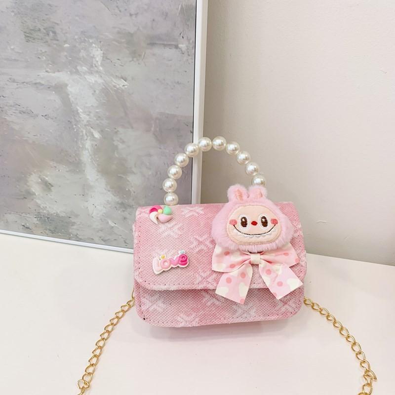 Trendy Rainbow Pony Cartoon Wallet Stylish Lightweight Crossbody Bag For Girls Preschool