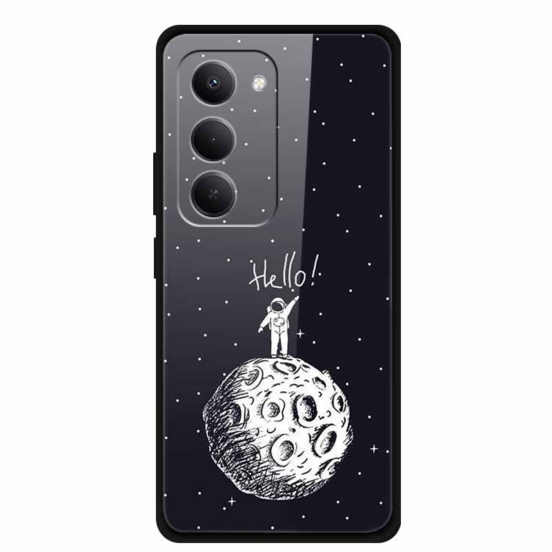 For Redmi 15 5G Case 6.9" 25057RN09E Tempered Glass Hard Covers For Redmi 15 4G 2025 Luxury Phone Cases Protective Bumper Fundas