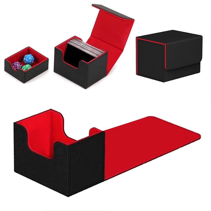 Держатель для колоды коллекционных карт, большой органайзер для карт MTG, футляры для хранения коллекционных игровых карт, защитные контейнеры