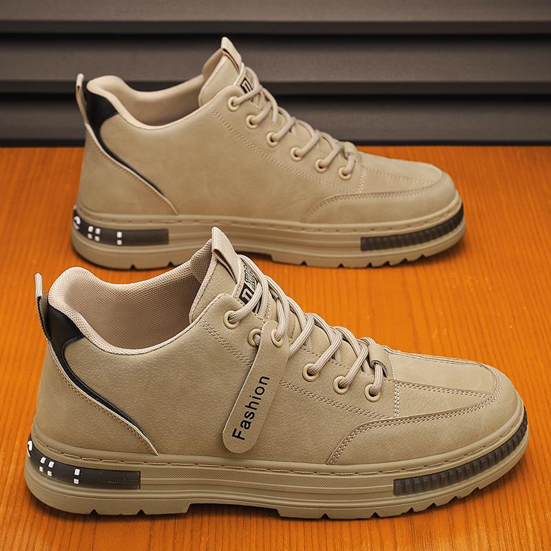 Высокие мужские ботинки осень-зима мужская обувь рабочие защитные кроссовки зимние уличные повседневные спортивные кроссовки мужские ботильоны