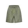 Solid Color Casual Woven Shorts Women Shorts Light-Army-Green 23RMS608WGL2