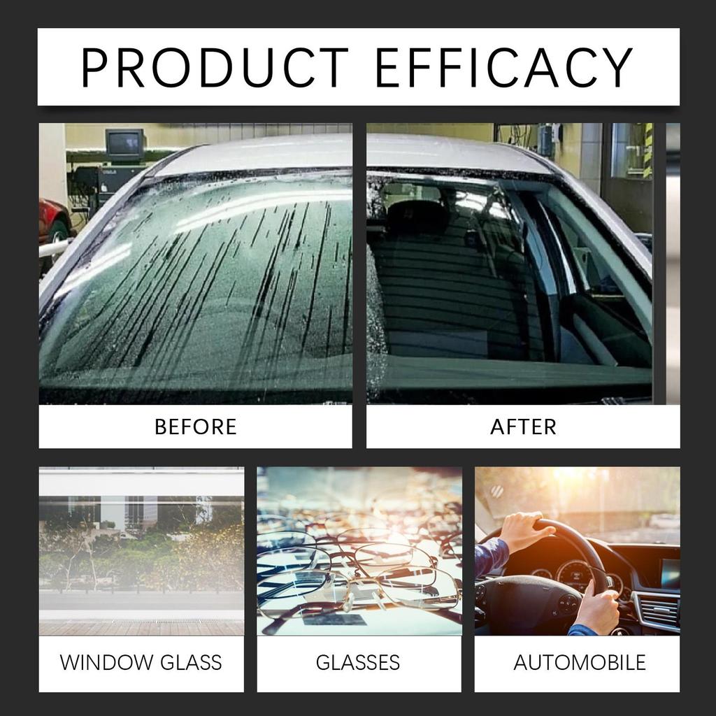 RAYHONG Car Anti-Fog Spray 120ml Highly Effective Anti-fog and Water-repellent Formula Clear Visibility for Worry-free Driving