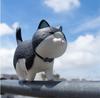 MAYJAI Мини-фигурки кошек с вращающимися скандинавскими 9 котятами, игрушка для спальни, праздничные темные цвета, милые фигурки кошек с подвижными декоративными садовыми популярными кошками