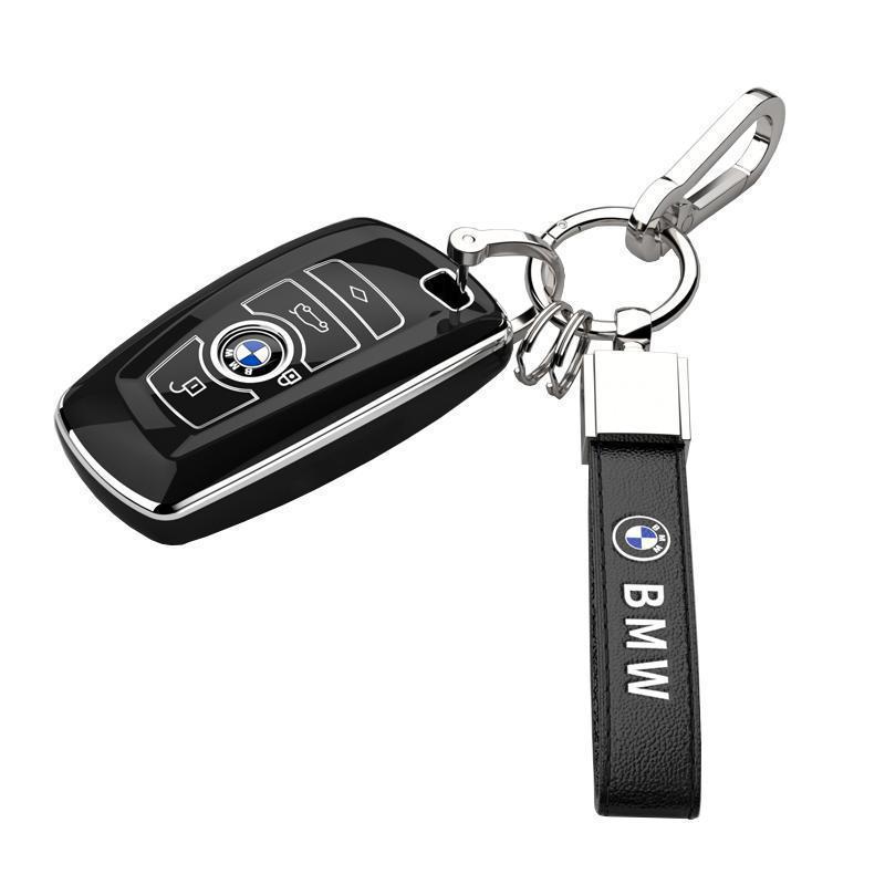 BMW X3 Key Case (2011-2016 Models) - Luxury Shell with Buckle, Simple Design for Men