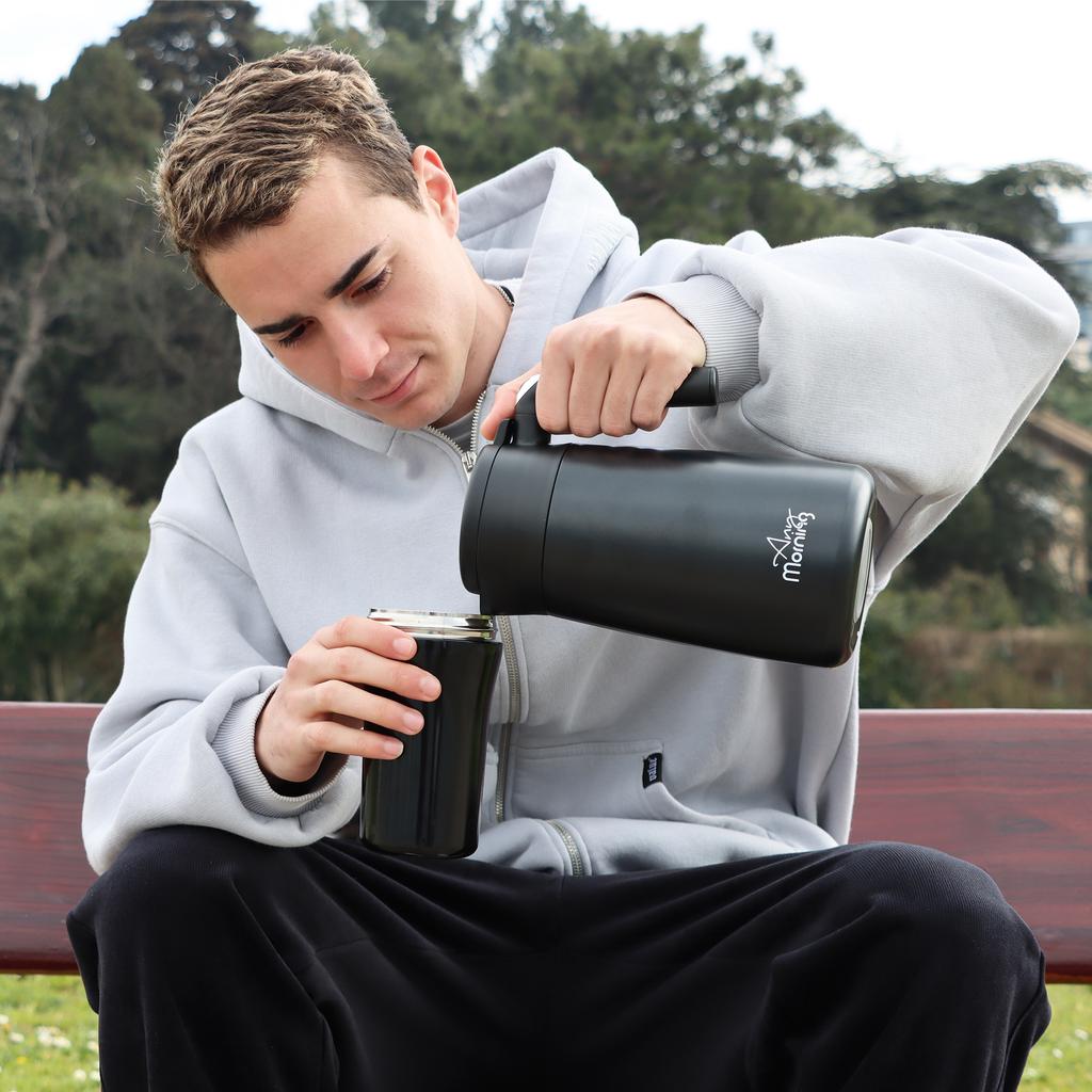 Any Morning SI232250 Термос-графин, 40 унций, черный