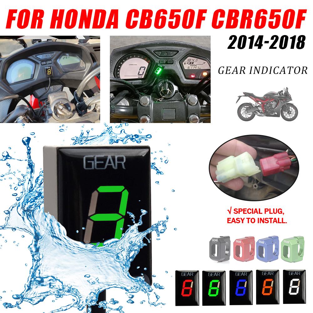 For Honda CBR650F CB650F CBR650 F CB650 F CB CBR 650F Motorcycle Accessories Gear Indicator Ecu Mount Speed Gear Display Meter