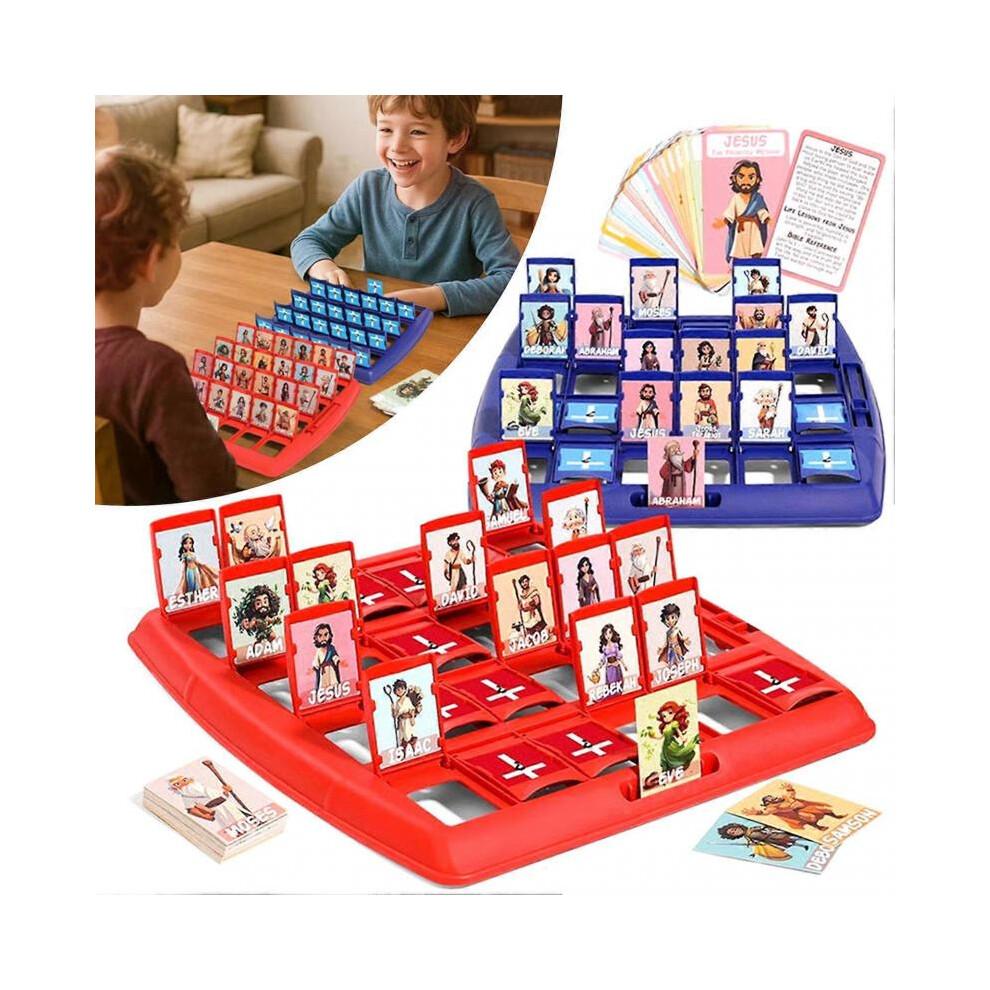 Bible "Who Am I?" Board Game - Guess the Bible Character Christian Family Game with Question Cards for Kids & Adults