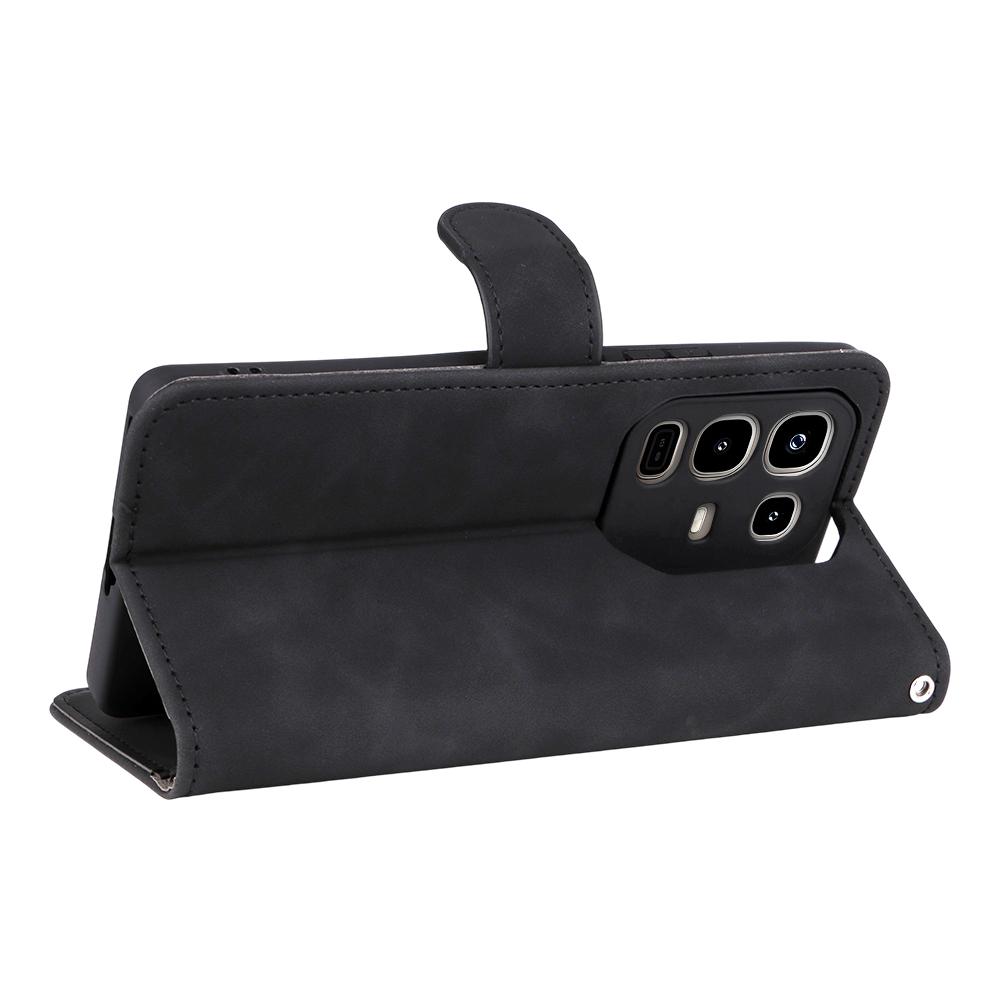 Для Infinix Note 50 Pro 4G Кожаный чехол с эффектом кожи Противоударный Чехол-книжка с кошельком для телефона