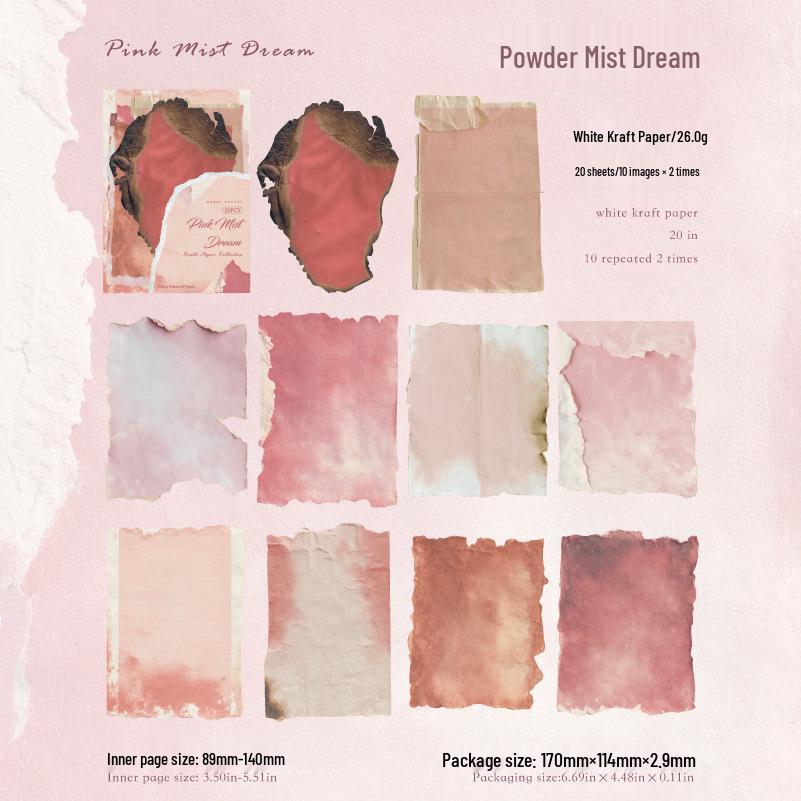 Бумага для ретро-журнала Ji Lv Tang - DIY коллажный фон