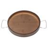 Round Arm Cup Holder Tray Folding Portable Multifuntional Anti Slip Armchair Organizer Wood Couch