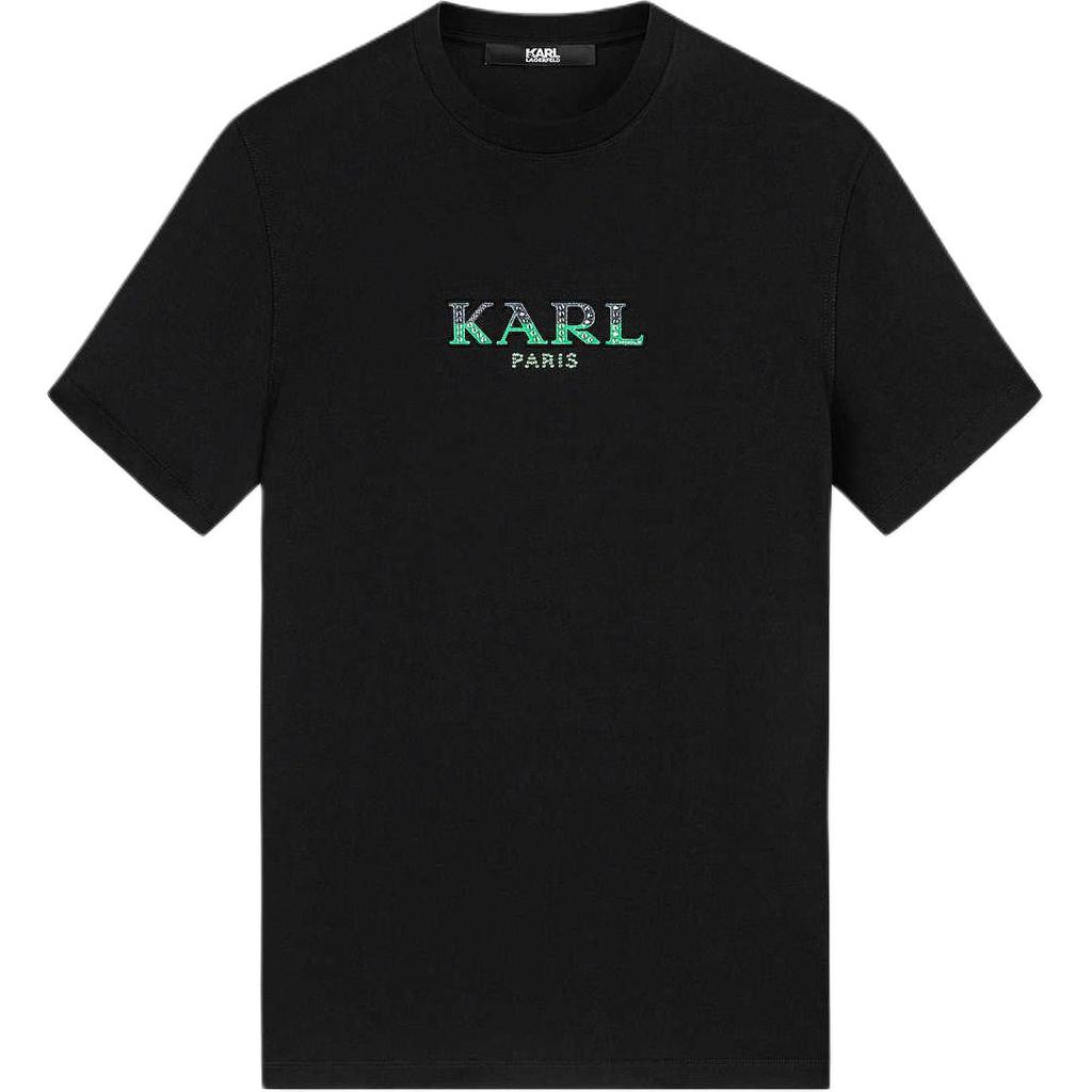 KARL LAGERFELD T Shirt Men's Black 241N1721