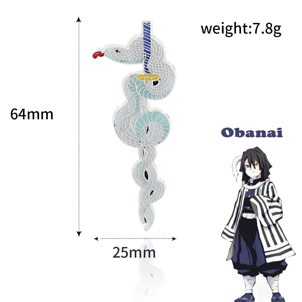 Anime Demon Slayer Pin Brooch Metal Enamel Fire Flame Butterfly Icon Blade Sword Badge Backpack Shirt Hard Lapel Pin Accessories