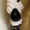 Handheld Fluffy Bag for Women's Autumn and Winter New Models. This Year's Popular Bag Has a High Sense of Niche Plush Bag and a Small Bag In Hand.