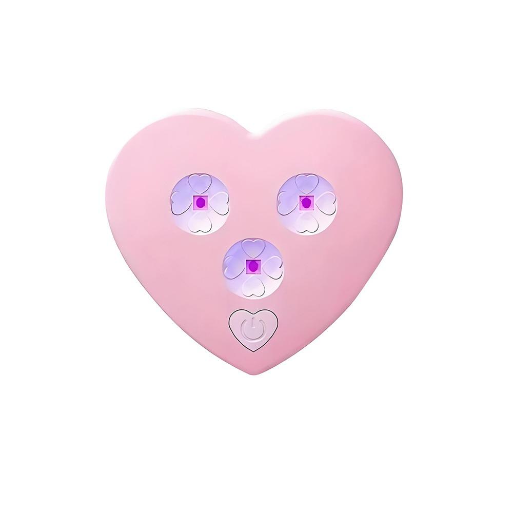 Heart Shaped UV Toilet Disinfector USB Rechargeable Toilet Disinfection Lamp Toilet