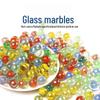 Разноцветные стеклянные шарики для аквариумов, игрушек, шашек и игр - 14 мм, 16 мм, 25 мм