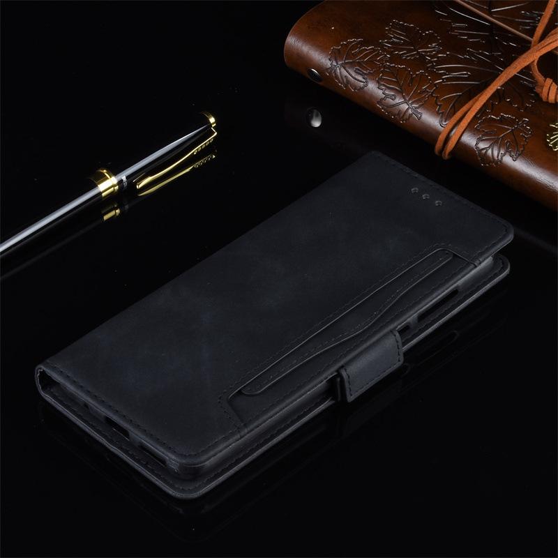 Кожаный флип-чехол для Tecno Camon 30 Premier [Doka Slot Flip Leather Case] Противоударный бампер