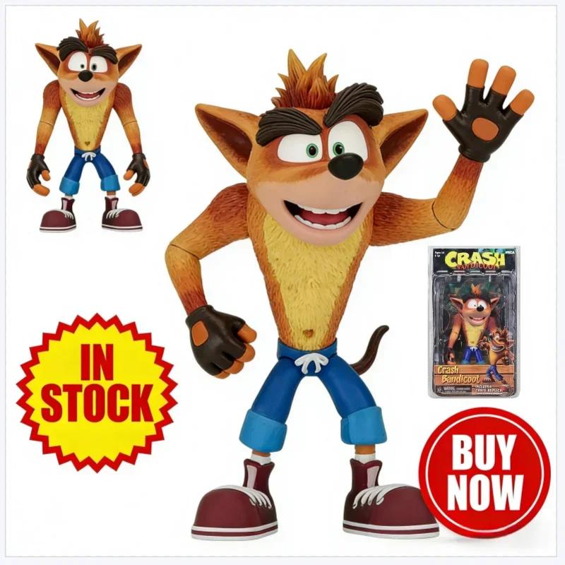 Горячая Новинка В Наличии Фигурка Crash Game Crash Bandicoot Sane Trilogy Экшн Аниме Фигурка Игрушка Кукла Украшение Хэллоуин Подарки