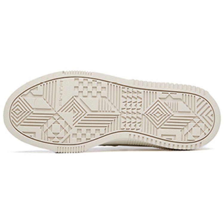 Anta Кроссовки женские с низким верхом для скейтбординга Milk Cap, нескользящие, износостойкие, белые, серые 922228012-3