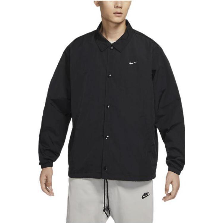 Nike Куртки Мужские Черный Лацкан Умеренный Другое DQ5006-010