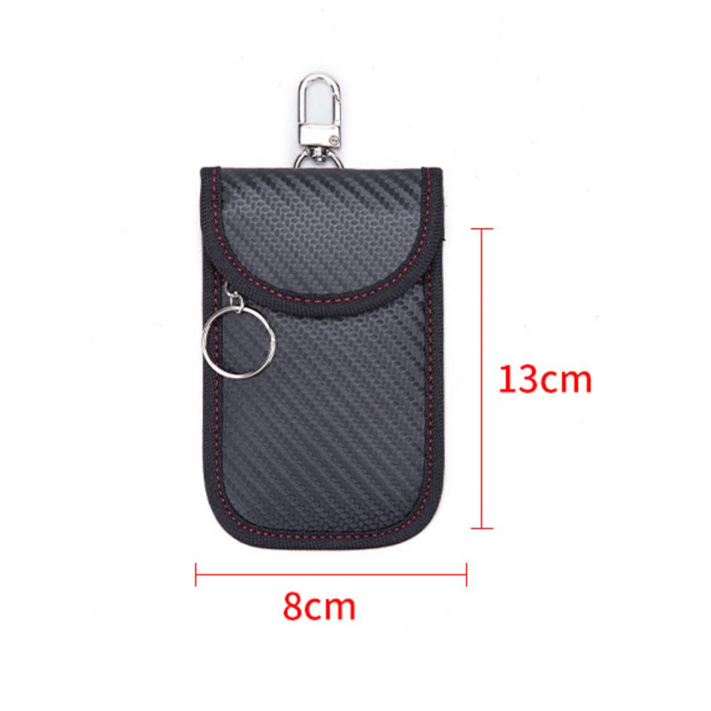 Новый чехол для блокировки сигнала ключа, защитный чехол, сумка для защиты конфиденциальности, блокировщик сигнала, безопасная сумка для ключей от машины, противоугонные сумки для автомобиля