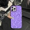 Роскошный продвинутый чехол для телефона с нерегулярным узором для iPhone 17 17E Air 16E 16 15 Plus 14 13 12 11 Pro Max Защитная крышка от падения