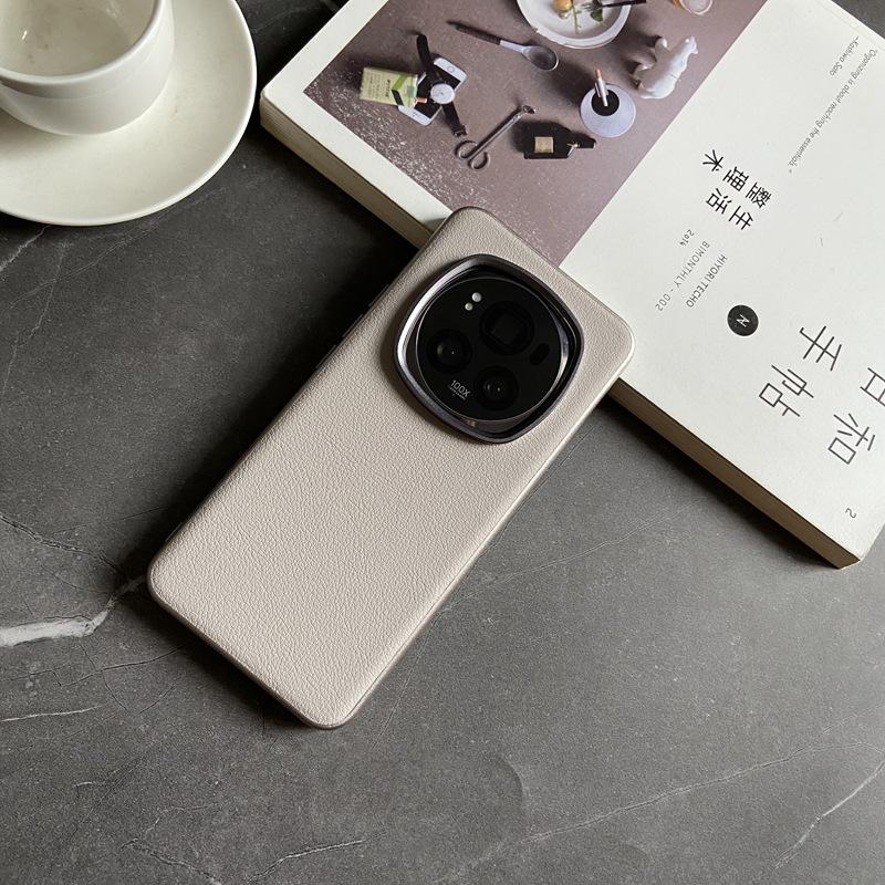 Роскошный кожаный защитный чехол от падений для Honor Magic6 Pro — простой, элегантный и профессиональный.