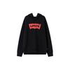 Levis FW22 Свитшот с капюшоном и принтом логотипа, свободного кроя, с длинным рукавом, мужской, черный A4958-0000
