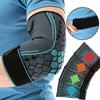 Nylon Knitted Rhombus Strap Elbow Pads Breathable Pressurized Fitness Elbow Joint Protective Cover Cycling Basketball Protective Gear