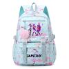 Anime K-Pop Demon Hunters Printed Backpack Large Capacity Bookbag Student Boy Girl Schoolbag Laptop Outdoor Large Capacity Waterproof Sport Travel Bag